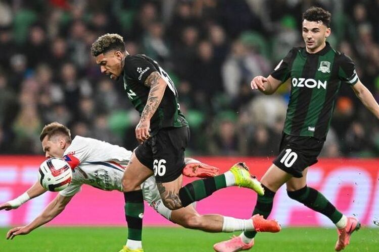 «Краснодар» и ЦСКА выдали огненный матч. В игре было четыре гола и два удаления