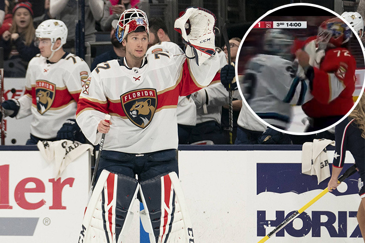 Такой драки вы точно не ждали: Бобровский против другого вратаря