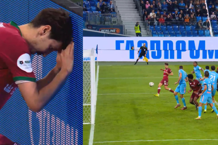 Кузяев промахнулся по пустым воротам в матче с «Зенитом». Как же Далеру не везёт!