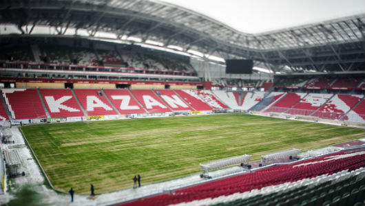 Травка зеленеет, солнышко блестит. «Казань Арена» готовится к весеннему футболу
