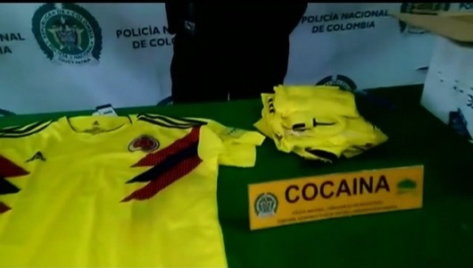 Колумбийцы пропитали кокаином майки сборной