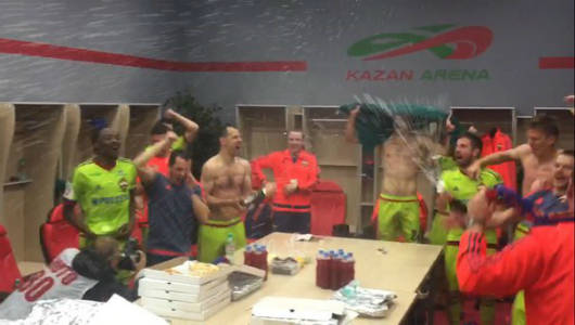 Чемпионская раздевалка и заявление о будущем Чалого. Видеоподборка с матча «Рубин» – ЦСКА