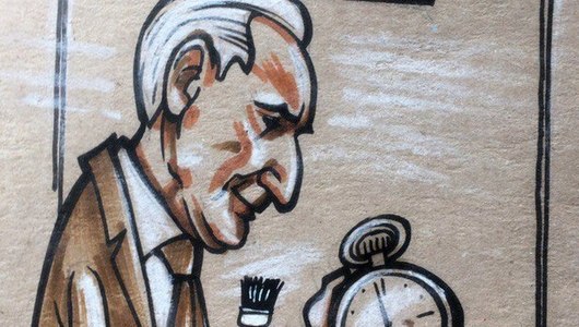 «Не думай о секундах свысока». Карикатура дня от Камиля Бузыкаева