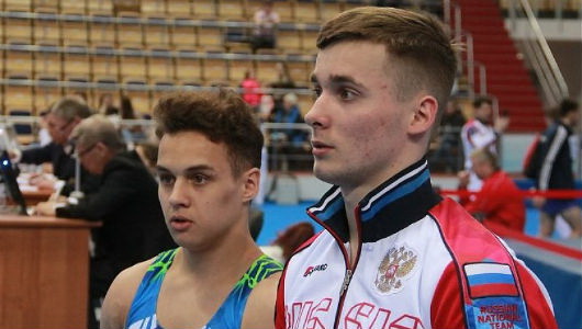 Историческая медаль гимнаста Поволжской академии спорта 