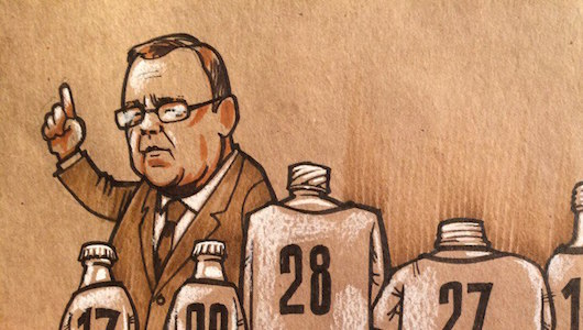 «Синее дерби». Карикатура дня от Камиля Бузыкаева