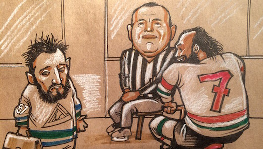 «Опять двойка». Карикатура дня от Камиля Бузыкаева